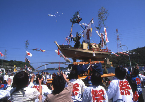 祭りの日の写真