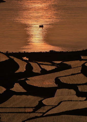 浜野浦夕景の写真