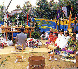 八幡神社秋の例祭の写真