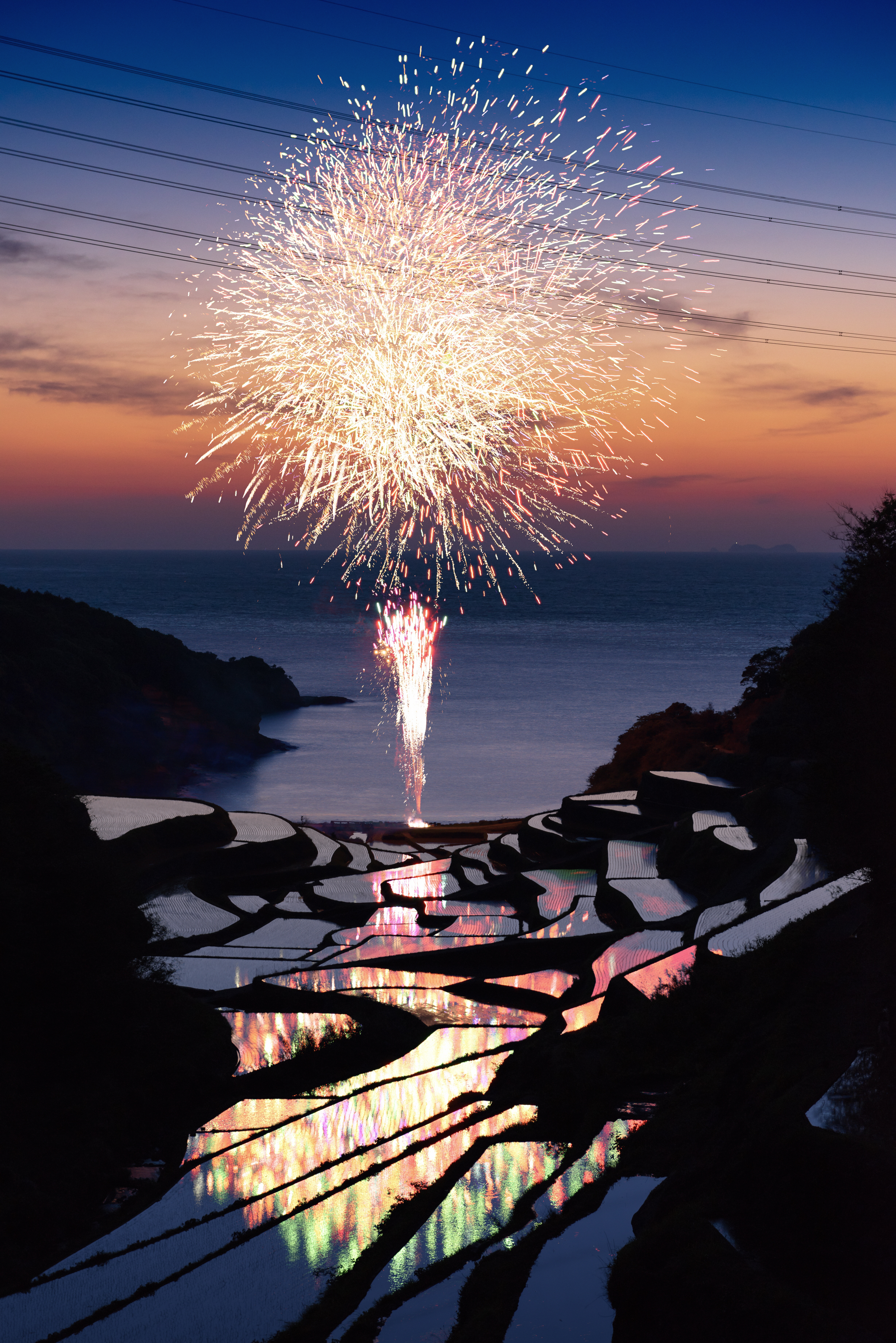 最優秀賞　浜野浦の花火