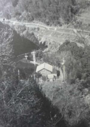 在りし日の有浦川発電所