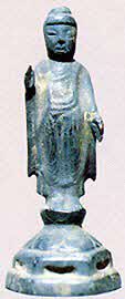 銅造如来形立像